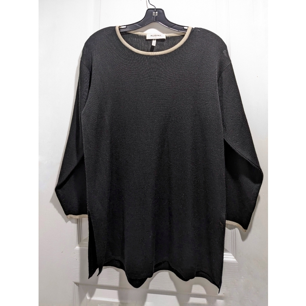 Vintage Rodier | two-tone tunic sweater